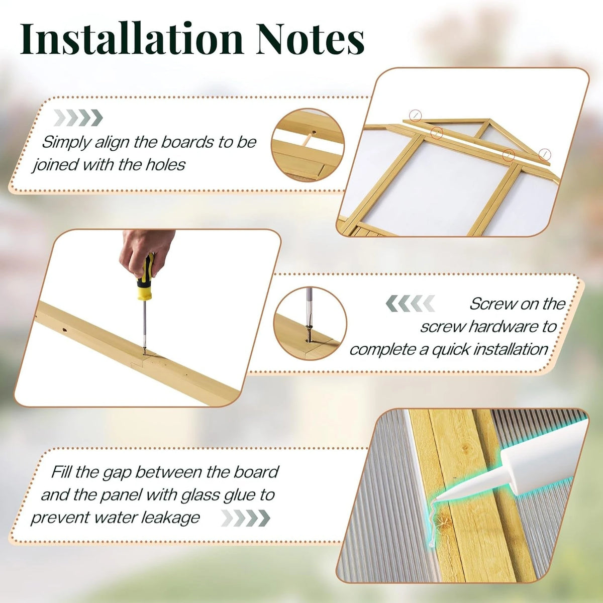 10 X 13.2-Ft Wooden Greenhouse — product view 6
