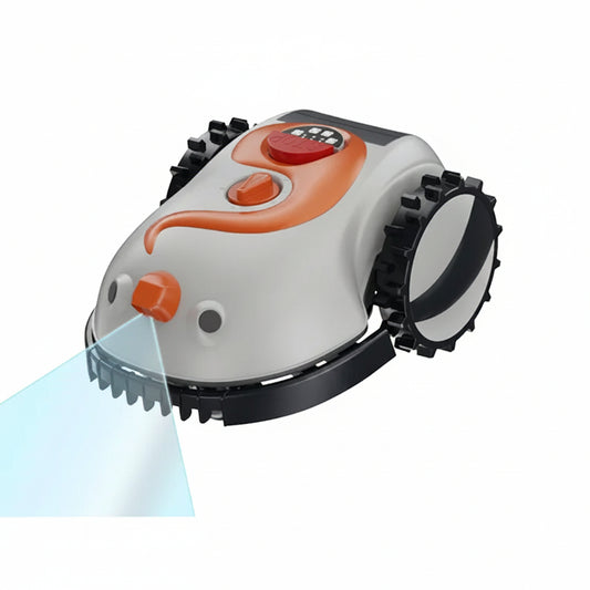 Robotic Lawn Mower Grass Cutter Robot Smart without Boundary Wire 4.0Ah Removable Battery Visual Sensor for Small Garden 200Sqm