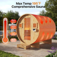 Outdoor Traditional Barrel Sauna — product view 11