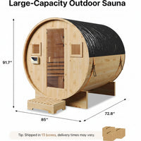 Outdoor Traditional Barrel Sauna — product view 15