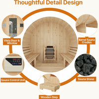 Outdoor Traditional Barrel Sauna — product view 16