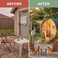 Outdoor Traditional Barrel Sauna — product view 4